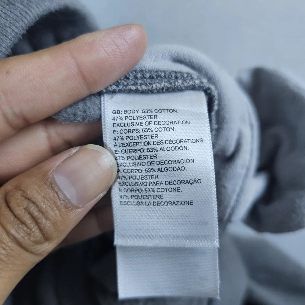 The North Face Jogger Pants Mens Large Gray Fleece Sweatpants Drawstring Pockets